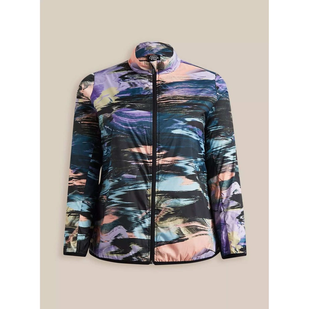Torrid Womens Plus 0 Happy Camper Polyester Woven Lightweight Active Jacket